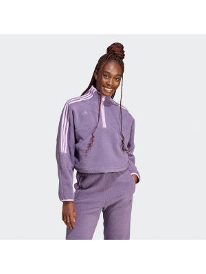 Polar con cremallera Adidas Sportswear violeta