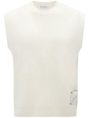 Pull sans manches Jw Anderson blanc