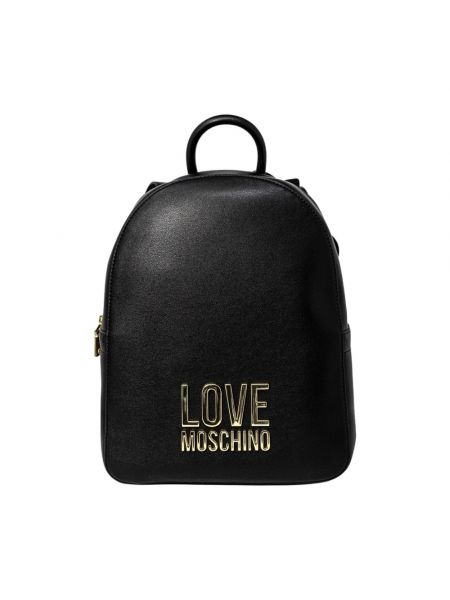 Plecak na zamek Love Moschino czarny