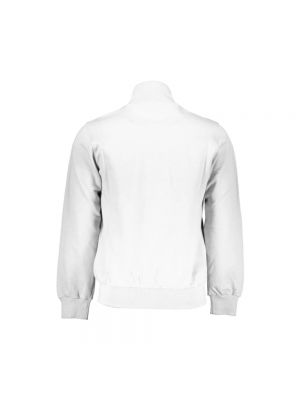 Bluza rozpinana bawełniana La Martina biała
