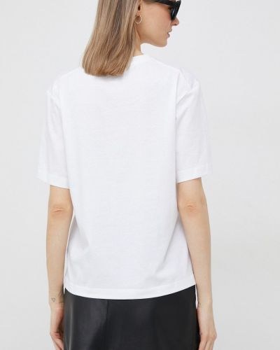 Laza szabású póló Calvin Klein fehér