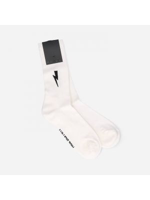 Skarpety Neil Barrett Bolt Cotton Skate Socks BAC116-S9400 238