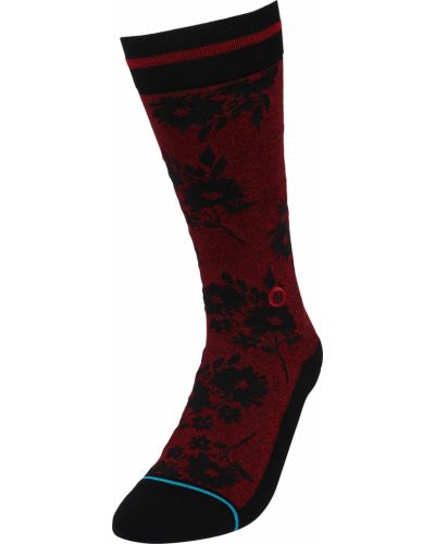 Stance Športové ponožky  tmavočervená / čierna