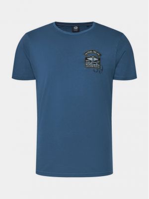 Priliehavé tričko Petrol Industries modrá