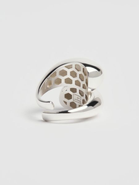 Chunky gyűrű Federica Tosi ezüstszínű