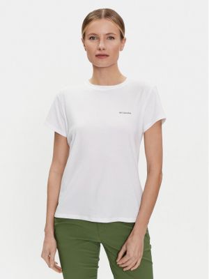 T-shirt Columbia bianco