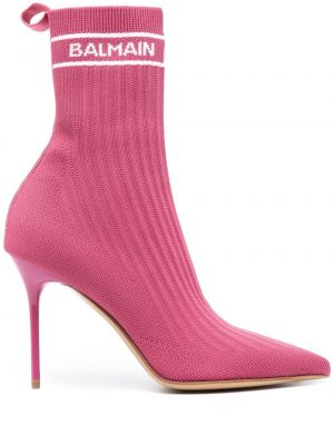 Ankle boots Balmain pink
