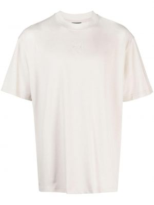 T-shirt brodé 44 Label Group blanc