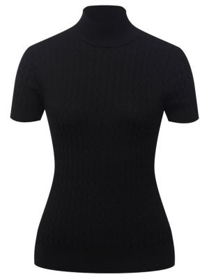 Шелковый пуловер Dolce & Gabbana черный