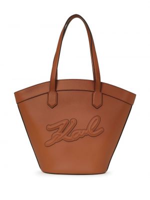 Δερμάτινη τσάντα shopper Karl Lagerfeld