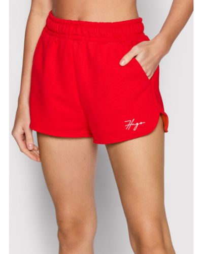 Pantaloni scurți de sport Hugo roșu
