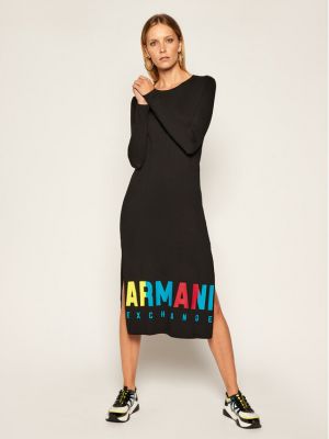 Šaty Armani Exchange černé