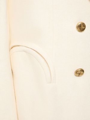 Viskózový hodvábny kabát Blazé Milano biela