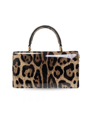 Bolsa con estampado leopardo Dolce & Gabbana