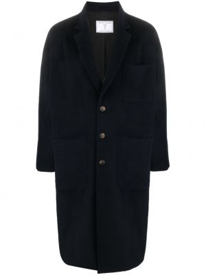 Kašmírový vlnený kabát Société Anonyme modrá