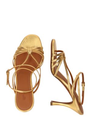 Sandále Polo Ralph Lauren zlatá