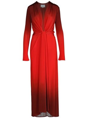 Midi haljina od viskoze Johanna Ortiz crvena