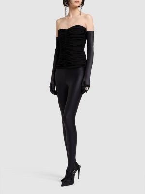 Jacquard leggings Saint Laurent schwarz