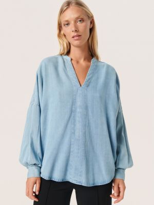 Camicia Soaked In Luxury blu