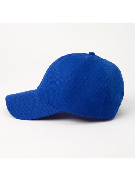 Однотонная кепка Minaku синяя