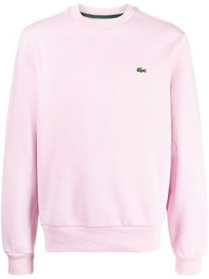 Rund hals sweatshirt Lacoste rosa