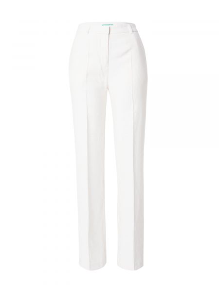 Pantalon plissé United Colors Of Benetton blanc