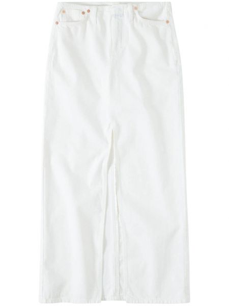 Džínsová sukňa Closed biela