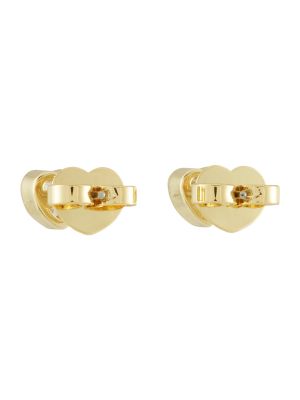 Σκουλαρίκια με διαφανεια Kate Spade χρυσό