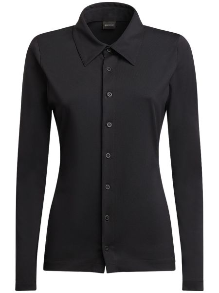 Oprijeta srajca Balenciaga črna