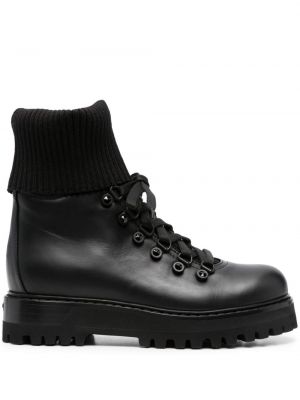 Ankle boots skórzane Le Silla czarne