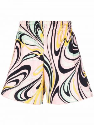 Trykt shorts Pucci rosa