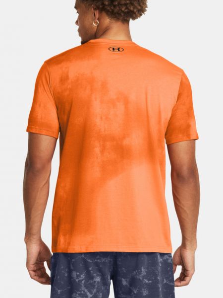 T-shirt mit print Under Armour orange