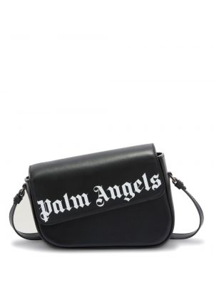 Кожени чанта за ръка с принт Palm Angels