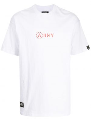 Camiseta con estampado Izzue blanco
