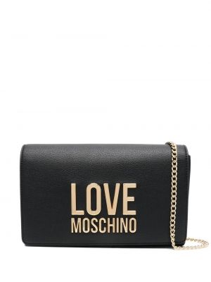 Leder clutch aus lederimitat Love Moschino