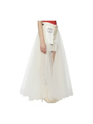 Falda larga Unravel Project blanco