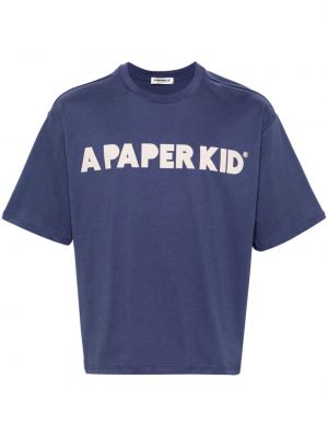 Bombažna majica s potiskom A Paper Kid