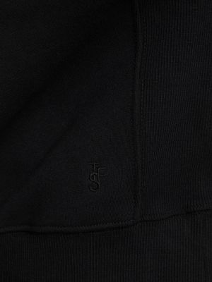 Jersey de algodón de tela jersey The Frankie Shop negro