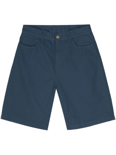 Bombažne bermuda kratke hlače Carhartt Wip modra