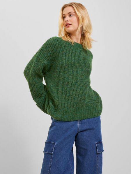 Пуловер свободного кроя Jjxx зеленый