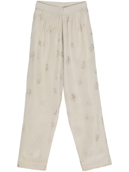 Jacquard hlače s cvjetnim printom Uma Wang