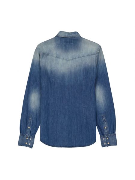 Koszula jeansowa Dolce And Gabbana niebieska