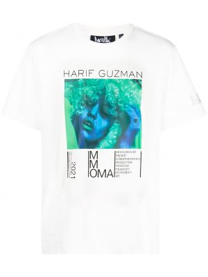 T-shirt mit print Haculla weiß