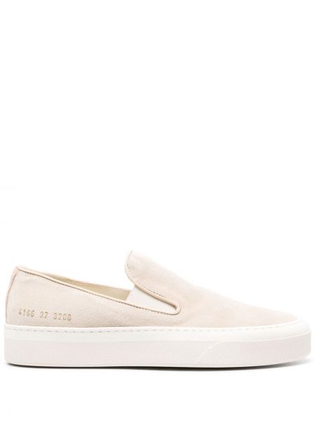 Sneakers σουέντ slip-on Common Projects μπεζ