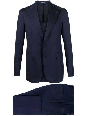 Anzug mit geknöpfter Tagliatore blau