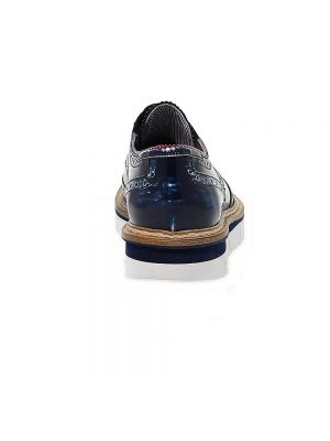Zapatos derby de cuero Barracuda azul