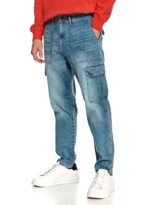 Priliehavé džínsy s rovným strihom Top Secret modrá