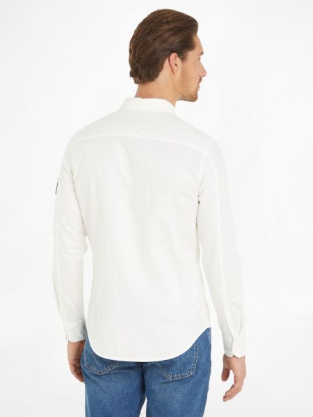 Koszula jeansowa Calvin Klein Jeans biała