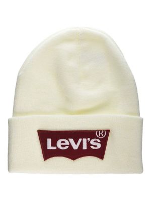 Oversized čepice Levi's bílý