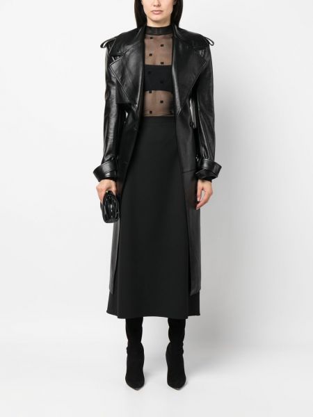 Tīkliņa bodijs ar apdruku Givenchy melns